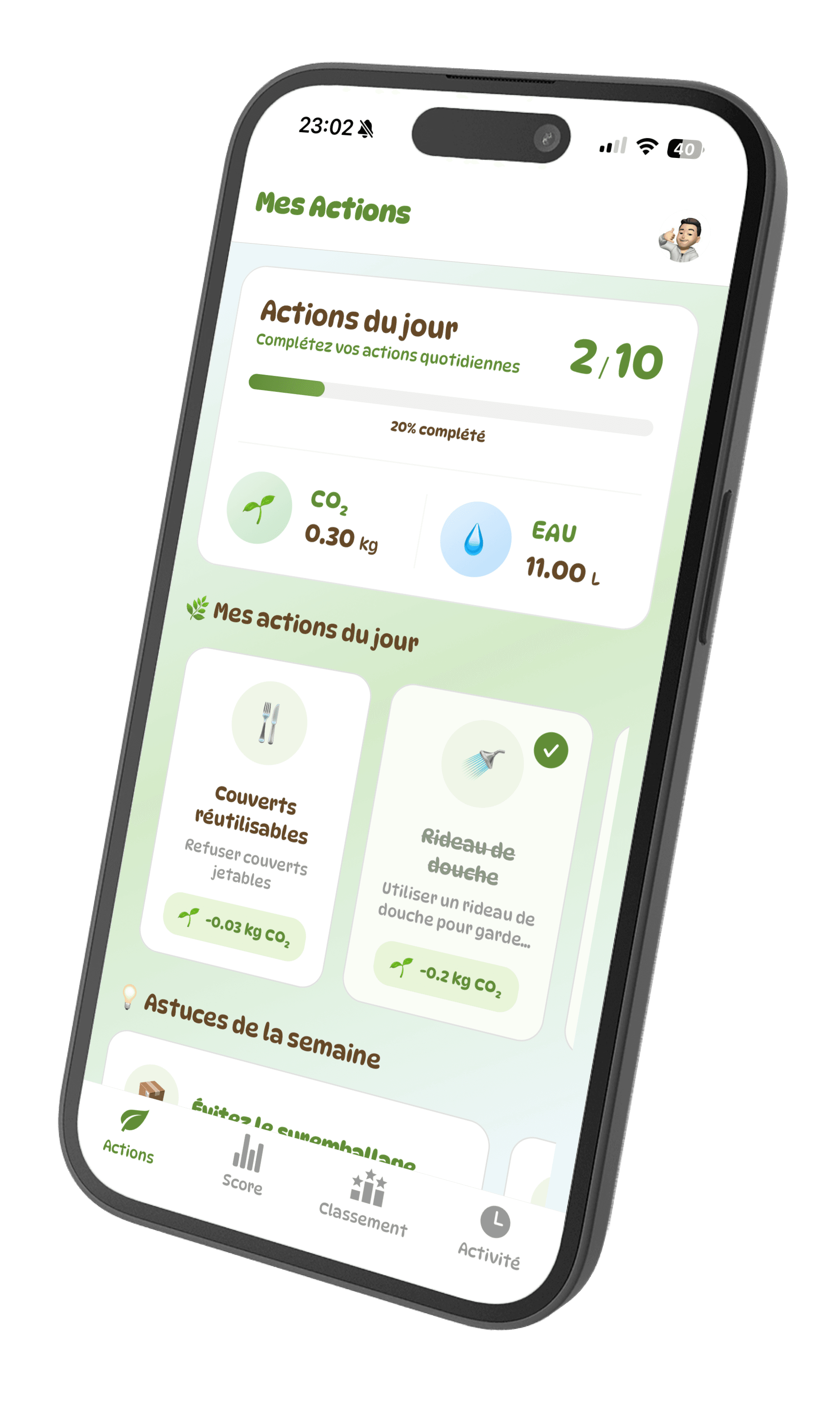 Actions écologiques